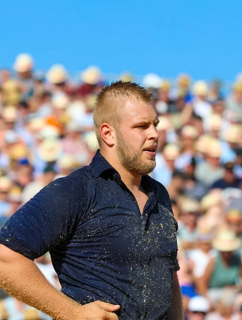 Adrian Odermatt am Schwingfest