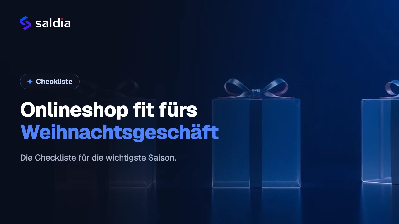 Onlineshop fürs Weihnachtsgeschäft fit machen: Checkliste